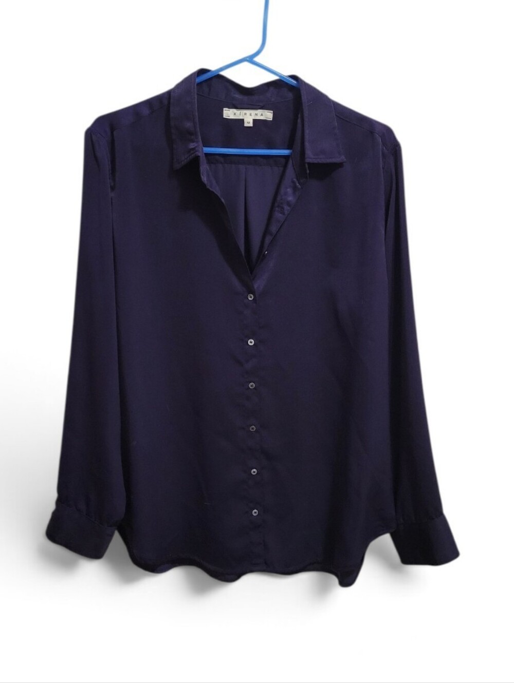 Xirena Purple Satin Top